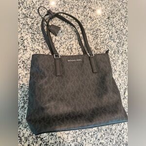 Michael Kors Black Logo Tote Bag